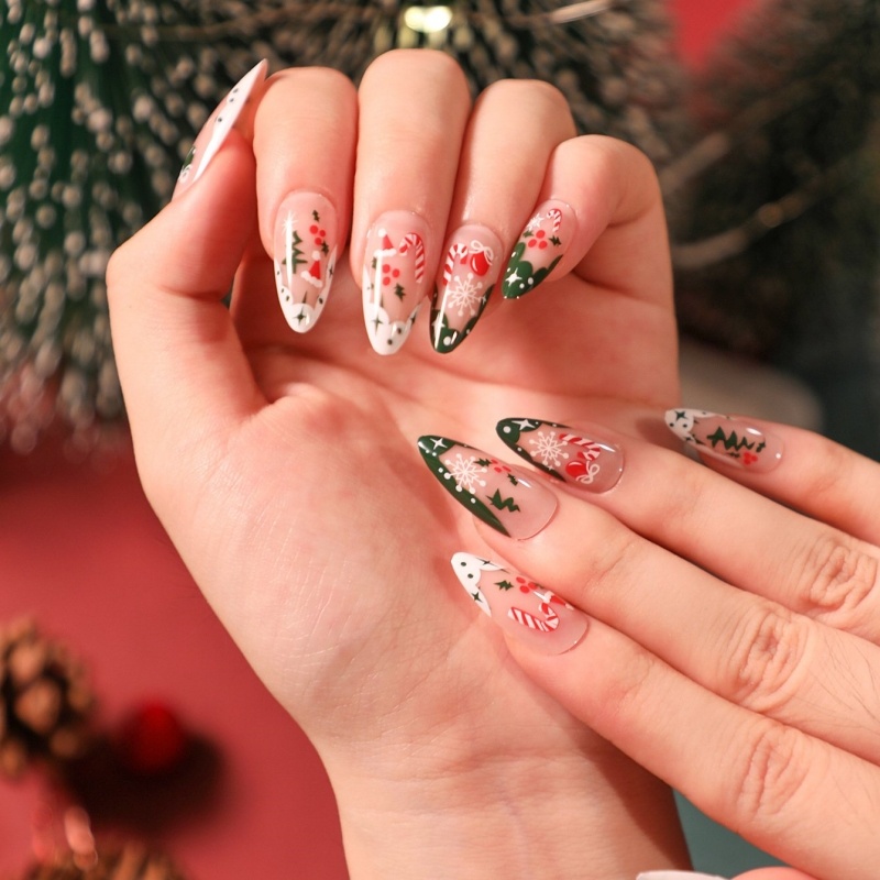کرسمس کے جعلی ناخن